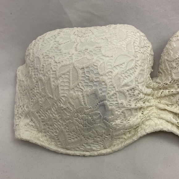 Victoria’s Secret white Floral Bikini Top 34DD - Picture 3 of 7